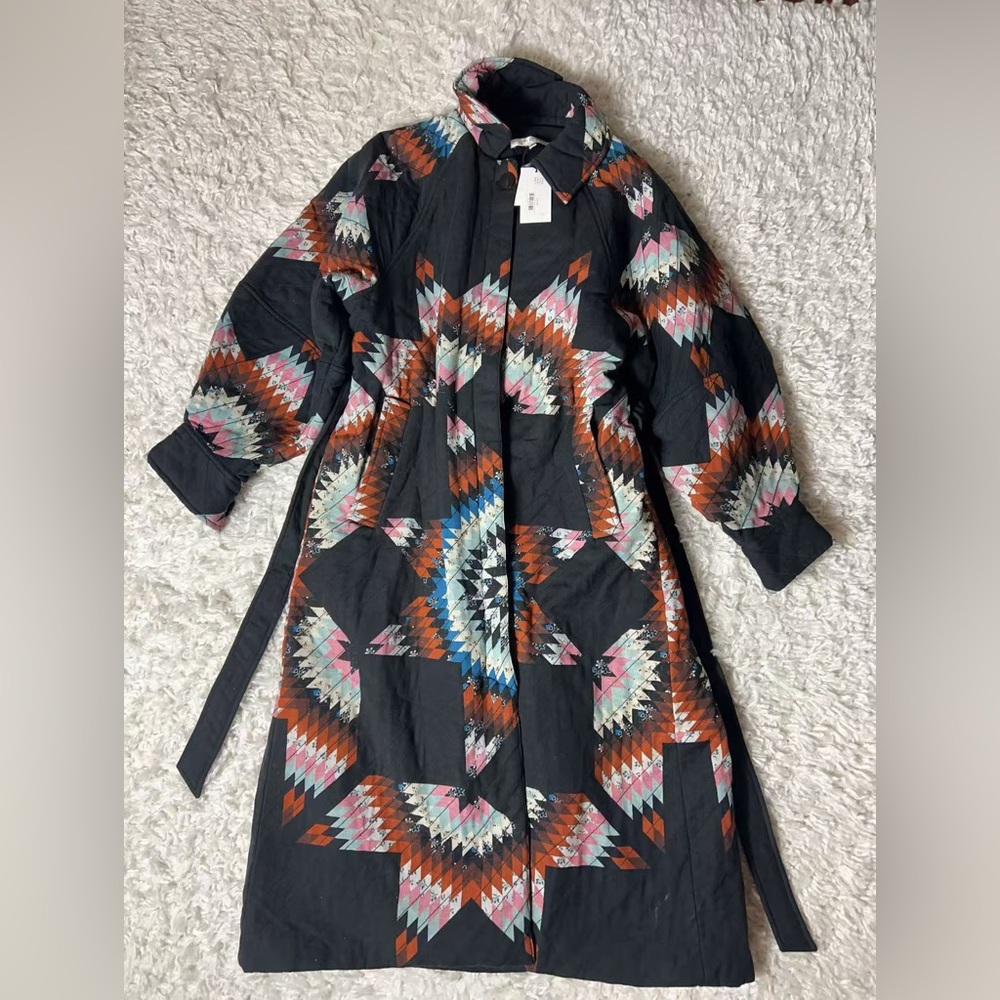 NWT Sea New York Lindstrom Long Quilted Coat - Picture 10 of 10